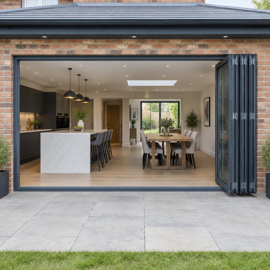 Aluminium bi-fold doors